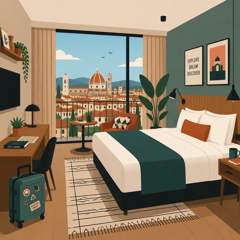 Tyylikäs ja viihtyisä hotellihuone Amsterdamissa
