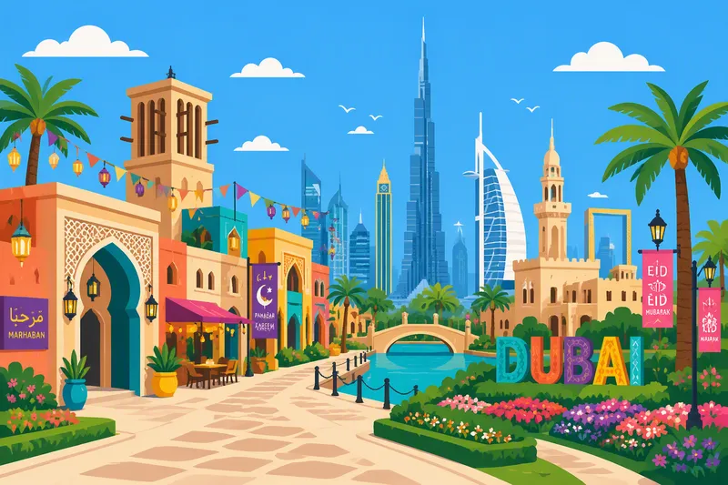 Disneyland Parisin puistoalue ja värikäs arkkitehtuuri Disneyland Parisin puistoalue ja värikäs arkkitehtuuri