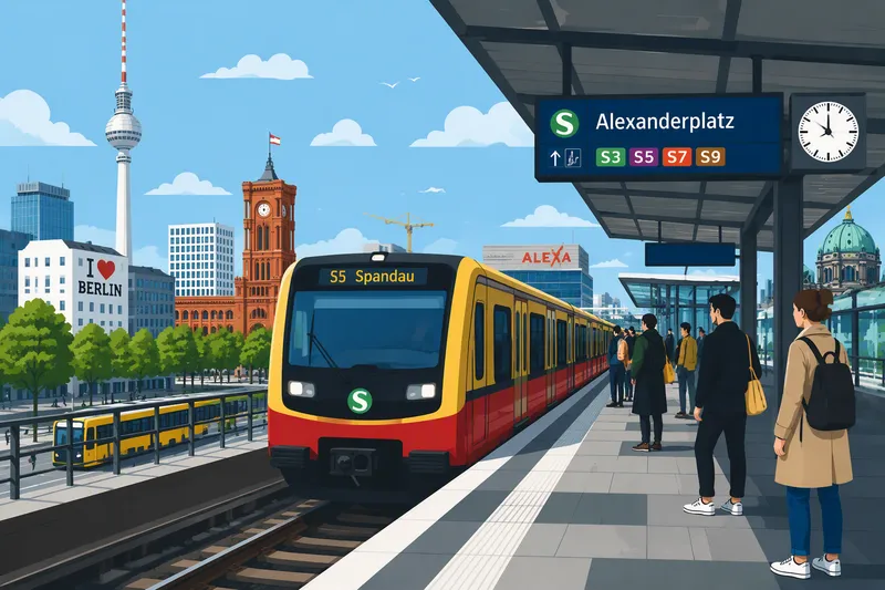 Moderni kaupunkijuna saapuu asemalle