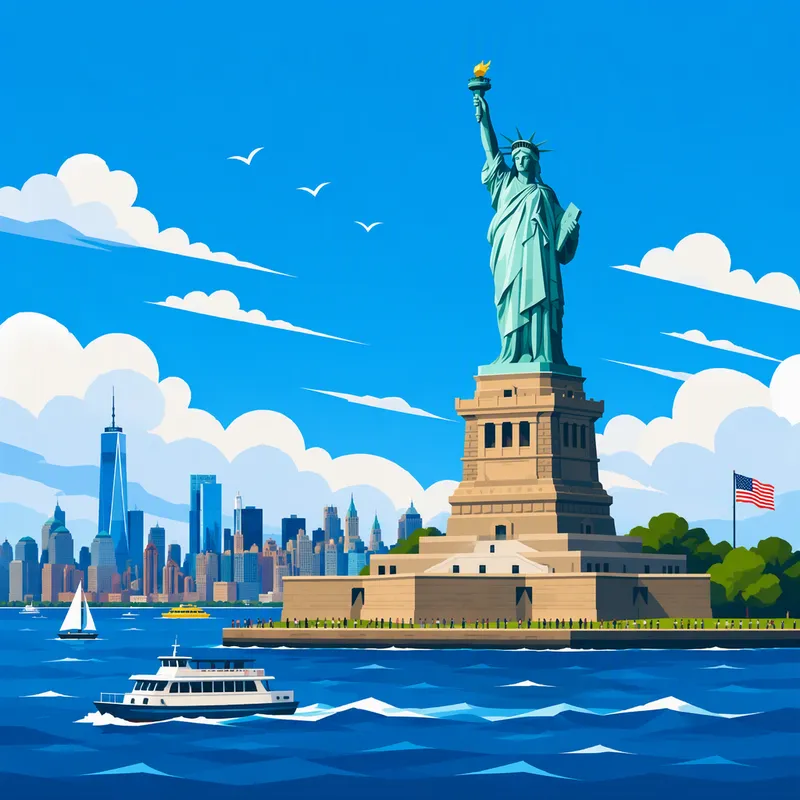 Vapaudenpatsas Liberty Islandilla