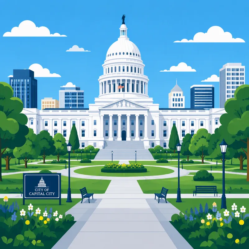Capitol Hillin rakennus ja puistoalue Capitol Hillin rakennus ja puistoalue
